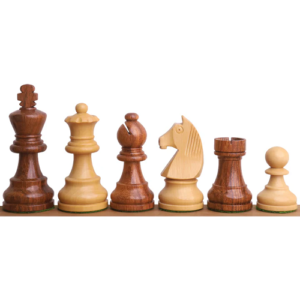 2.8″ Tournament Staunton Chess Set – Chess Pieces Only – Golden Rosewood – Compact size